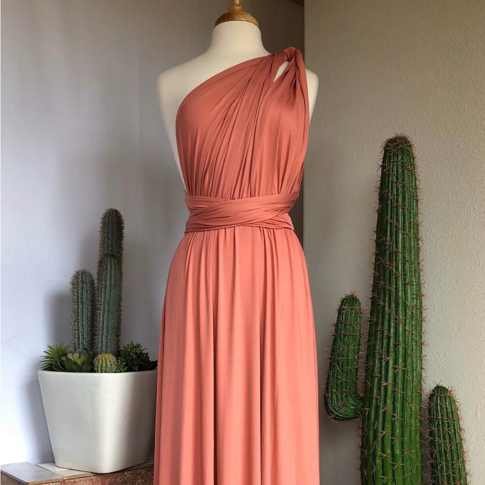 Clay Maxi Wrap Dress - Bridesmaid’s Gown